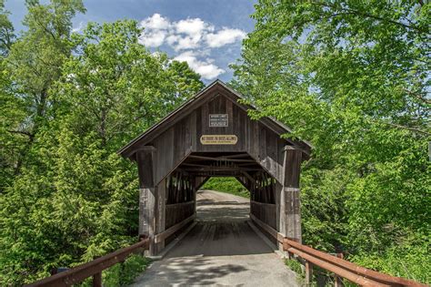 Haunted Bridge In Stowe Covered Bridges Stowe Vermont National