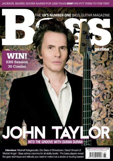 Bass Player Uk Magazine 85 December 2012 Back Issue