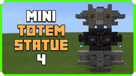 How To Build A Mini Totem Pole Statue 4 Minecraft Bedrock Edition