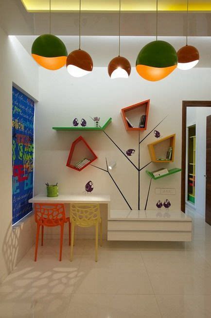 Bold accents and exciting interior decor themes, photographs kids room decorating can be inspired by kids. Amazing Lighting and Colorful Study Table Furniture Sets ...