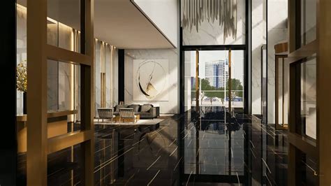 Modern Residential High Rise Luxury Lobby Planning And Design By L2ds