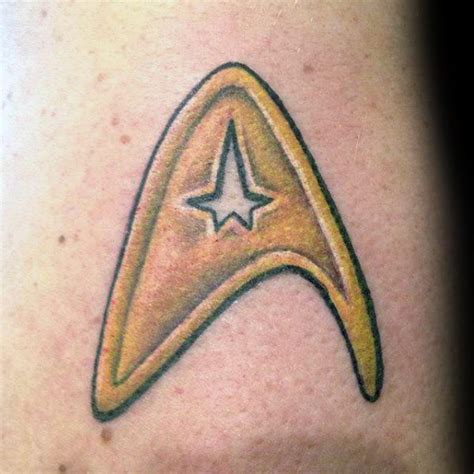 Articoli simili a piccola impresa di uss punto nel cerchio croce su etsy. 50 Star Trek Tattoo Designs For Men - Science Fiction Ink Ideas