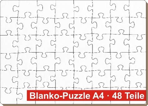 Linienblatt din a4 zum ausdrucken. Blanko Puzzle DIN A4 - 2er-Pack - Puzzle-Net