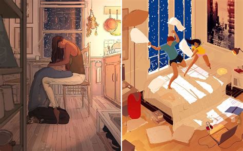 Husband Turns Everyday Moments With His Wife Into Heartwarming Illustrations