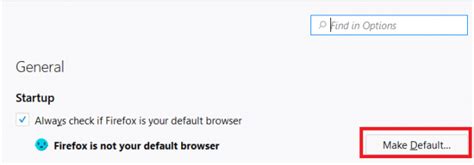 How To Set Firefox As Default Browser Windows 10