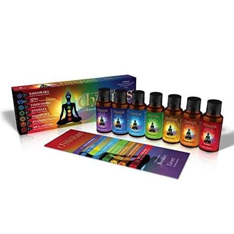 Chakras Relaxation Essential Oils Set Of 7 Concentrated Natural Oils For Diffuser Massage