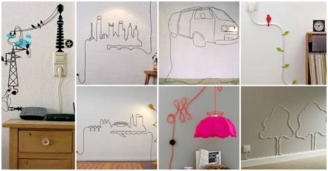 18 Amazing Ways To Turn The Cables And Cords Into Beautiful Wall Art