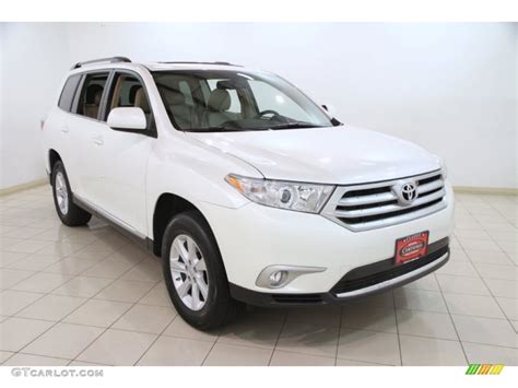 2012 Blizzard White Pearl Toyota Highlander Se 4wd 84042929 Photo 16