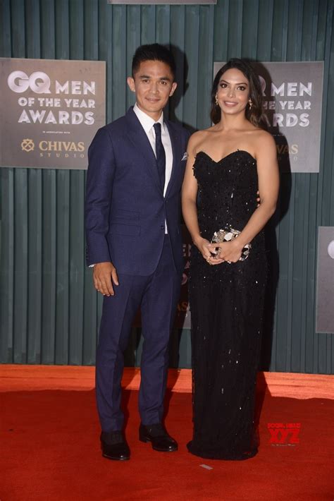 Mumbai Gq Men Of The Year Awards 2018 Sunil Chhetri And Sonam