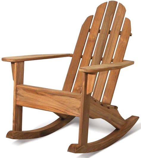 ArthurLauer Teak Adirondack Rocking Chair 