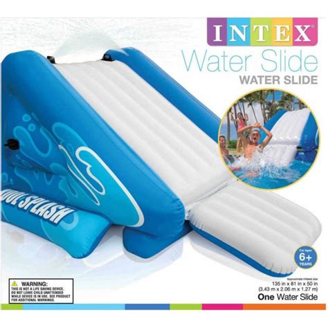 Jual Intex 58849 Kool Splash Inflatable Swimming Pool Water Slide Original Shopee Indonesia