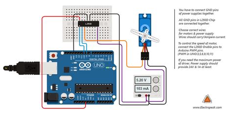 The Beginners Guide To Control Motors By Arduino And L293d Electropeak