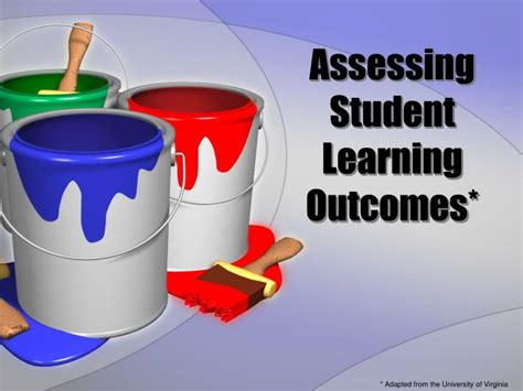 Ppt Assessing Student Learning Outcomes Powerpoint Presentation