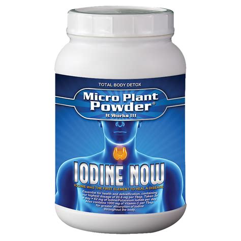 Micro Plant Powder Iodine Now Hempusa