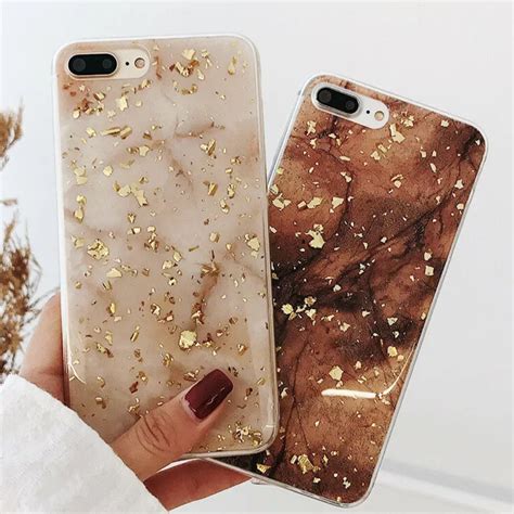 Shinning Glitter Marble Phone Case Etsy In 2021 Phone Cases Marble