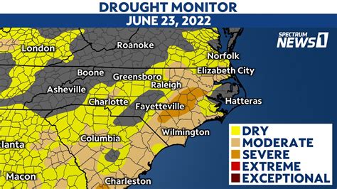 Moderate Drought Continues To Expand Across North Carolina