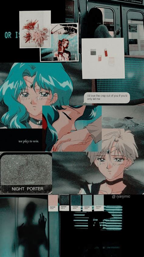 Pin By Nanami On Wallpapers Sailor Moon Retro Wallpaper Aesthetic Anime