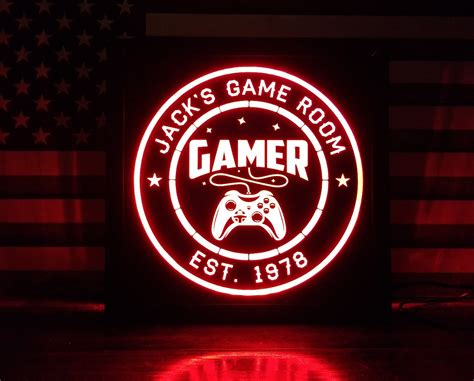 Custom Xbox Pc Ps4 Gamer Led Sign