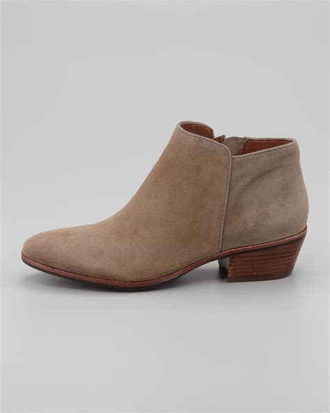 Ladies Tan Suede Ankle Boots New Dune Plymouth Womens Tan Brown