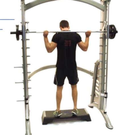 Smith Machine Calf Raises Toes Out By 💖 P Exercise How To Skimble