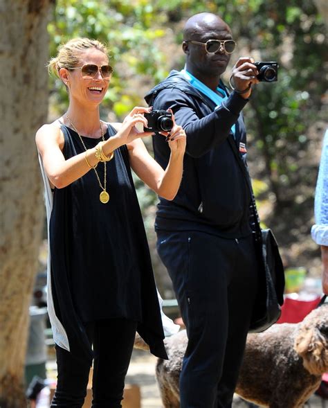 Heidi klum and her bodyguard boyfriend martin kristen were spotted at the happiest place on earth, disneyland. Heidi Klum and Seal Kiss at Their Kids' Soccer Game ...