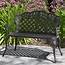 Best Choice Products® Patio Garden Bench Cast Aluminum Outdoor 