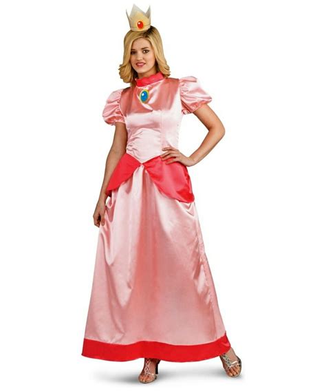 mario super princess peach adult costume women mario costumes