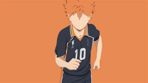 Haikyu Shoyo Hinata Wearing Number 10 Jersey Hd Anime Wallpapers Hd