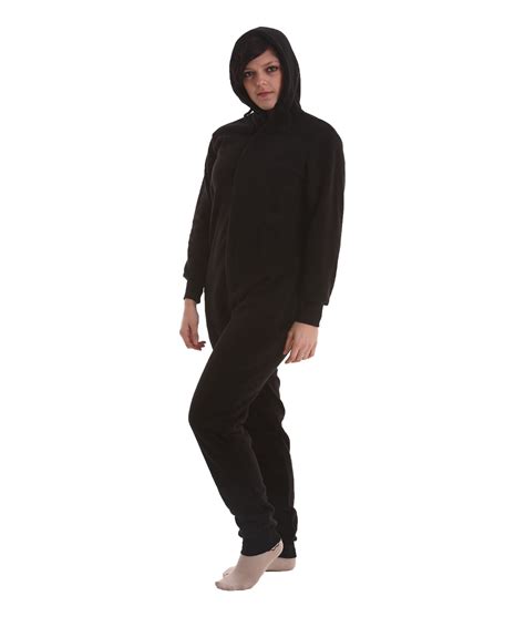 Newest products ,high quality, lower price now ! Jet Black Onesie - Soft, Warm and Dark - Funzee