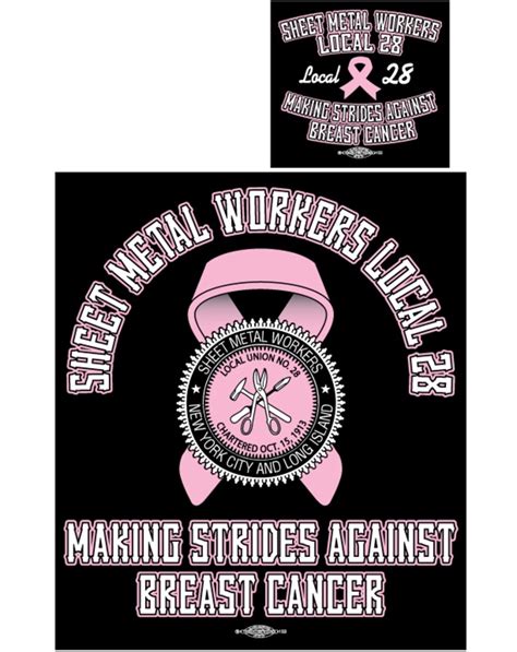 Sheet Metal Workers Local 28 Making Strides Against Breast Cancer T