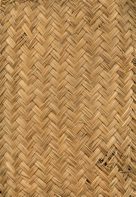 Premium Photo Woven Light Bamboo Mat Texture Background