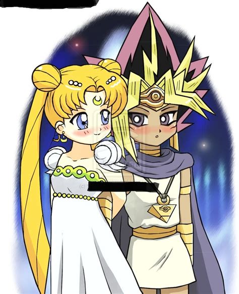 Usagi Sailor Moon X Yamiatemu Yu Gi Oh We Have Crack Pairings