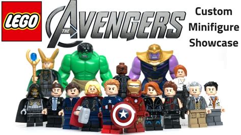 Lego Avengers Custom Minifig Showcase Road To Avengers Endgame Youtube
