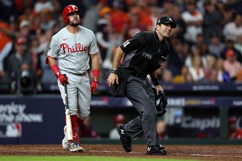MLB umpire Pat Hoberg calls 'perfect game' in 2022 World Series