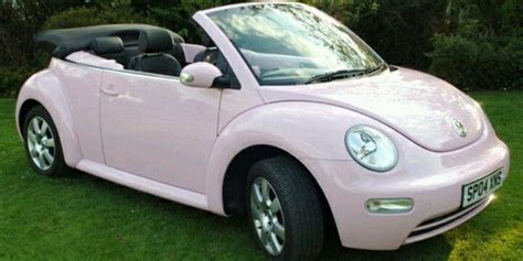 Pink Buggy Volkswagen Beetle Convertible Beetle Convertible Pink Car