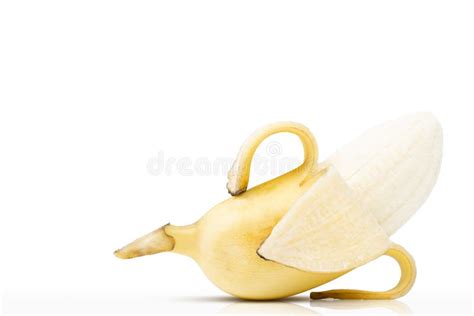 Imagem Da Banana Que Representa Um Símbolo Sexual Masculina Dimensão Do