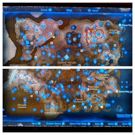 Botw Interactive Shrine Map World Map