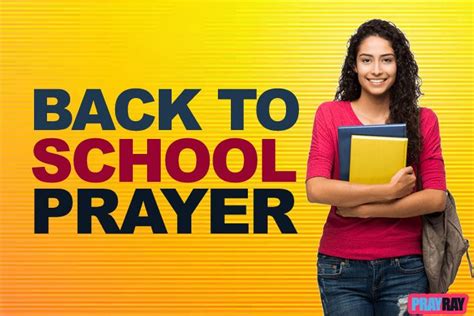 Back To School Prayer For Teachers Pupils And Parents