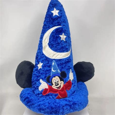 Disney World Fantasia Mickey Mouse Sorcerers Apprentice Hat Youth Read