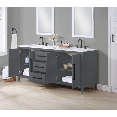 Mercury Row® Alsup 72 Free Standing Double Bathroom Vanity With Top