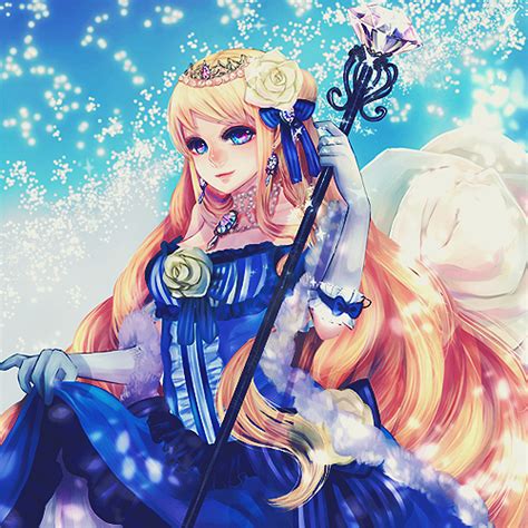 Amazing Anime Art Beautiful Beauty Blonde Blue Dress