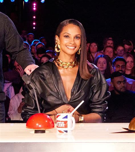 Alesha Dixon Flashes Her Torso In A Cut Out Leather Co Ord As She Returns To Britain S Got