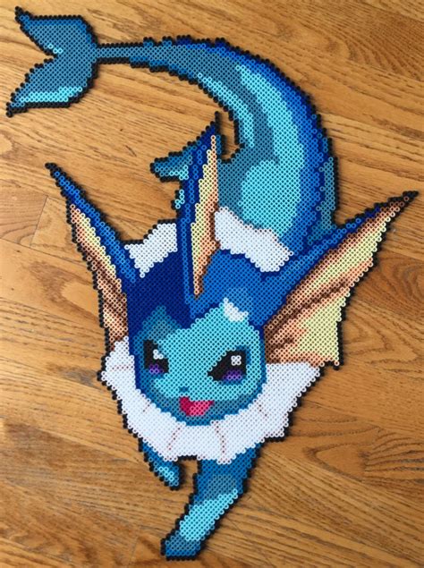 Perler Vaporeon By OddishCrafts On DeviantArt