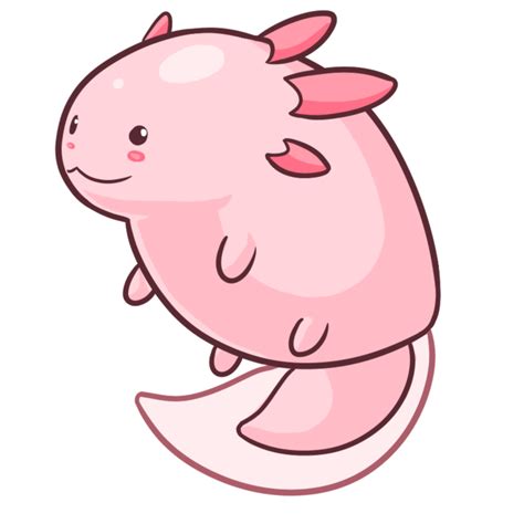 Cartoon Axolotl Mascot 14456330 Png