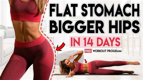 flat stomach and bigger hips in 14 days 5 minute home workout revolutionfitlv