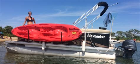 Kayak Rack For Pontoon Boats Aluminum
