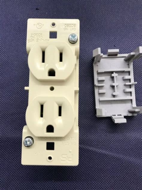 Mobile Home Self Contained Conventional Receptacle Outlet Ivory Ebay