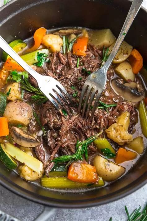 Rub mixture all over roast to coat all sides. Keto Pot Roast - Instant Pot / Low Carb / Paleo / Whole30 ...