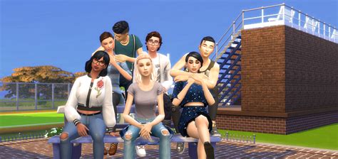 Sims 4 Cc Custom Content Pose Pack 2 Big Group Poses By Made By