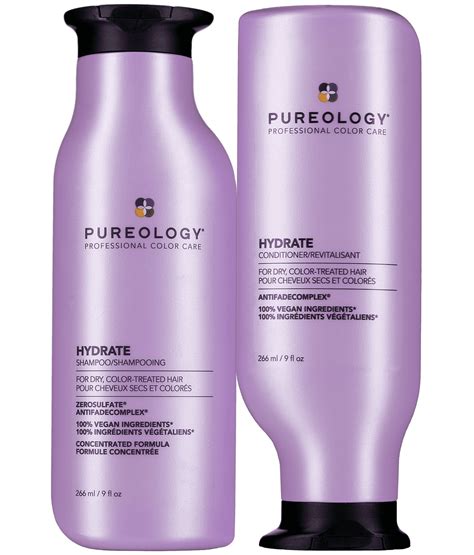 Hydrate Shampoo And Conditioner Duo For Dry Colored Hair Pureology